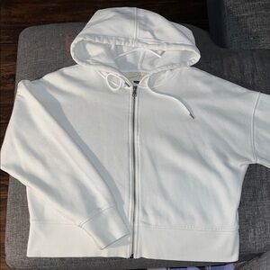 Universal Thread White Zippered Hoodie